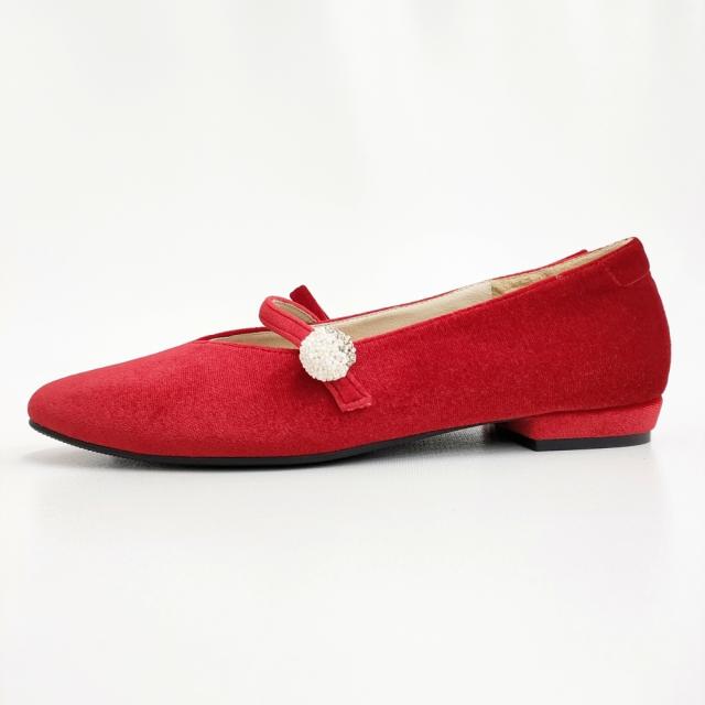 ONE TWO＆CO. ワントゥーアンドコー 未使用品 Mary Jane RED 40