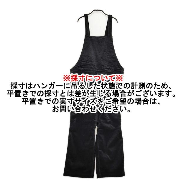 R&D.M.Co- 未使用品 9W CORDUROY SALOPETTE サイズS コーデュロイ サロペット 25AW ブラック レディース オールドマンズテーラー【中古】6-0304T♪_6