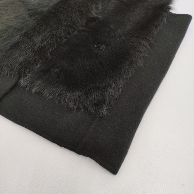 theory luxe TERRA BRONTE SHEARLING ムートン ファーベスト 38 ベスト ブラック レディース セオリーリュクス【中古】6-0304T♪_4