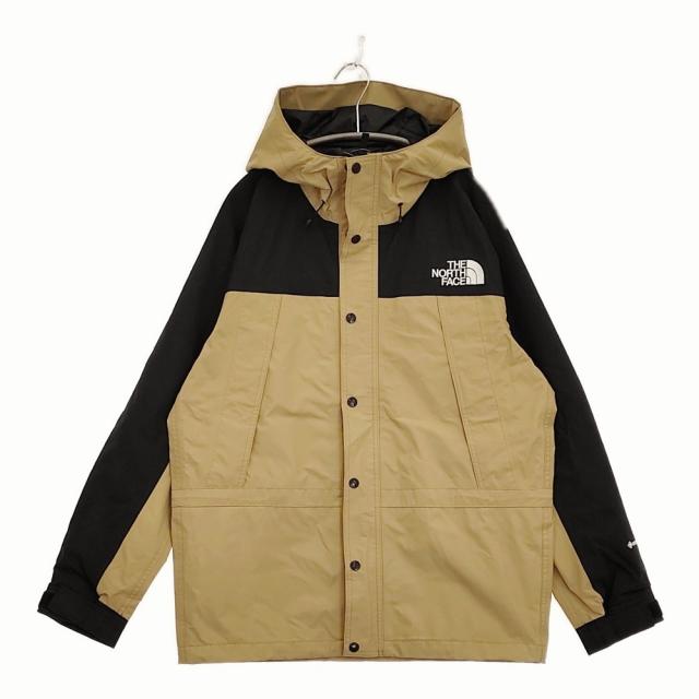 THE NORTH FACE Mountain Light Jacket GORE-TEX L NP11834 マウンテンパーカー ベージュ ブラック メンズ ザノースフェイス【中古】5-0905M♪