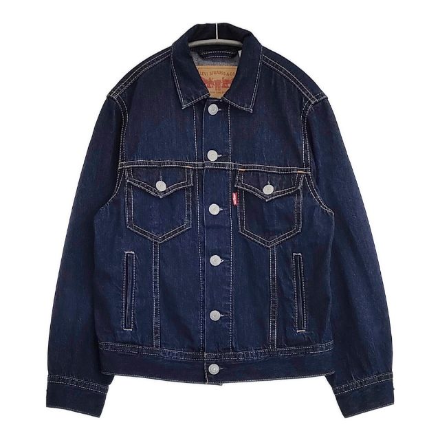 Levi’s TYPE 1 TRUCKER JACKET PREMIUM Gジャン デニムジャケット ネイビー メンズ リーバイス【中古】5-1119M∞