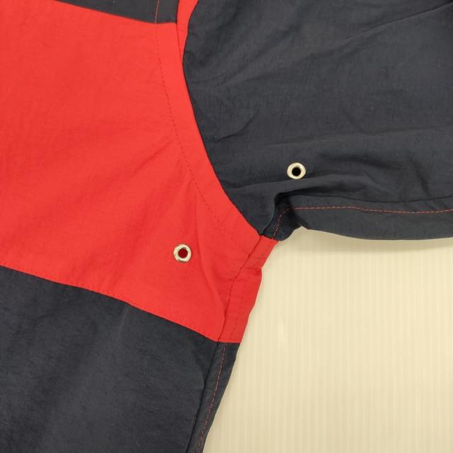 ADULT ORIENTED ROBES Rugby AOR ナイロンシャツ ワイドボーダー 10-12410408 長袖シャツ レッド ネイビー メンズ アダルトオリエンテッドローブス【中古】6-0222M♪_4