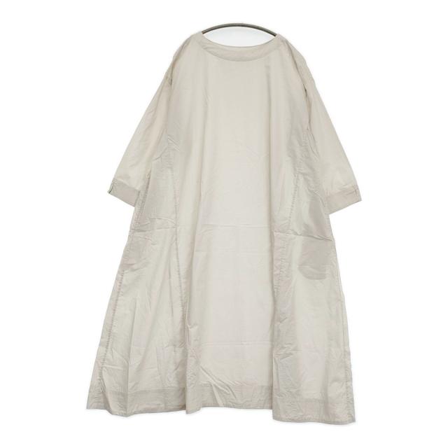 Yoli ボートネックワンピース 定価42350円 YL-OP13-24AW サイズ1 ワンピース 24AW ライトベージュ レディース ヨリ【中古】5-1018M♪