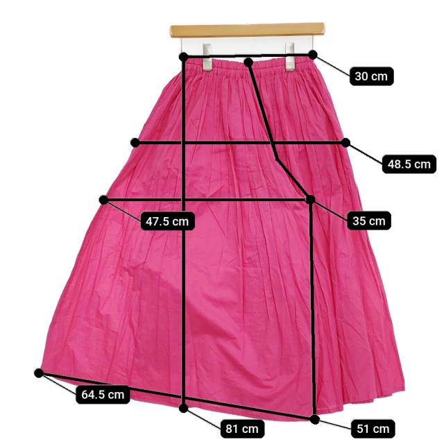 FRANCESCA AMAM LABEL フランチェスカアマンラベル ギャザーワイド