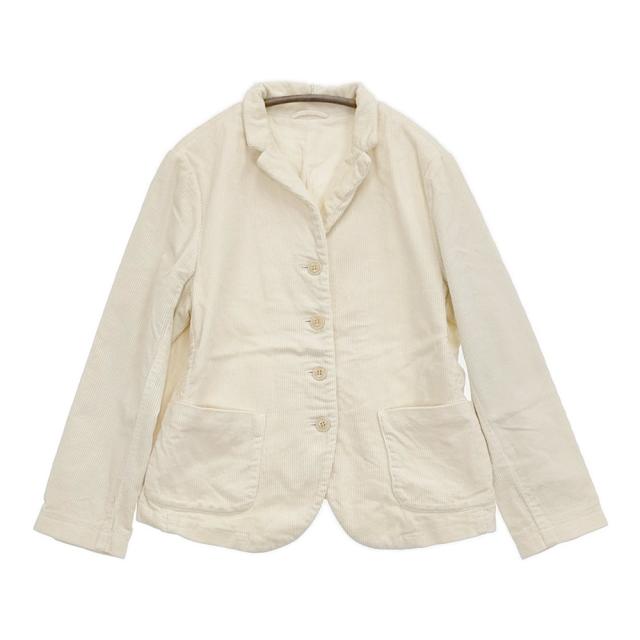 nest Robe 01143-2080 コーデュロイ ジャケット アイボリー レディース ネストローブ【中古】5-1018T♪