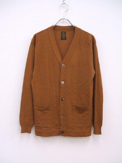 BATONER/SHIPS ウール シップス別注 日本製 サイズ1 BN-19FM-057 カーディガン ブラウン メンズ バトナー/シップス【中古】2-1107T♪の通販は 5,305円