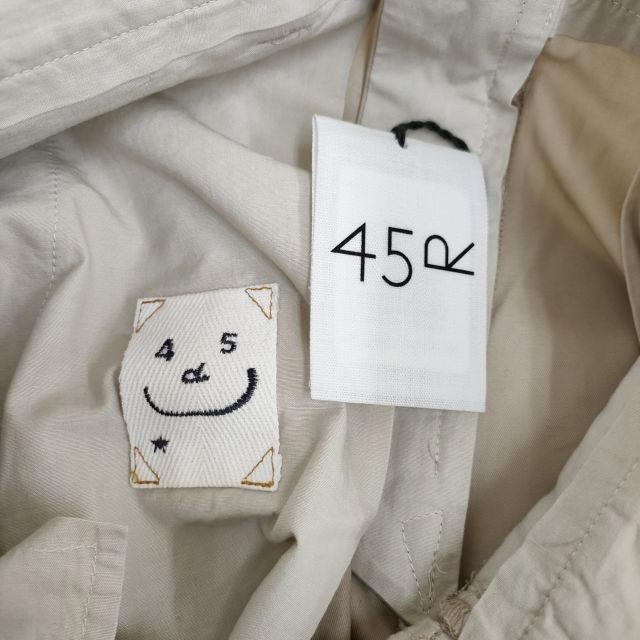 45R/45rpm 薄密集してギャバの908みゆきズボン下 必要経費31900円 チノズボン下 ベージュ レディース フォーティーファイブアールピーエム【中古】4-0603M♪