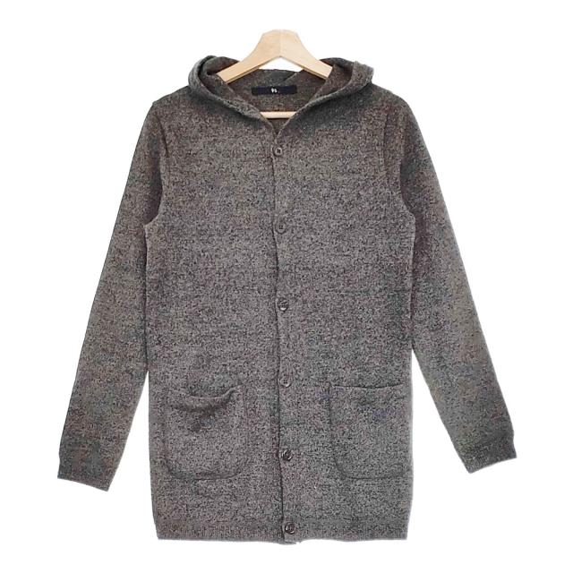 45R/45rpm 5118051 撚り杢ラム天竺フードカーディガン 定価40700円 レディース フォーティーファイブアールピーエム【中古】5-0103T△