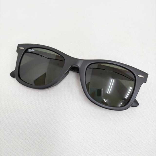 Ray-Ban WAYFARER ウェイファーラー 定価29400円 52□22 150 3N サングラス マットブラック メンズ レイバン【中古】5-0902G♪