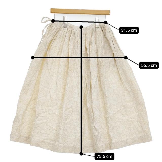 R&D.M.Co- ジャガードワイルドベリー ギャザースカート wild berry