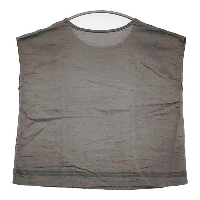 tamaki niime suton T SHORT ノースリーブ フレンチスリーブ Ｔシャツ カットソー グレー レディース 玉木新雌/タマキニイメ【中古】5-0902S♪ tamaki niime suton T SHORT ノースリーブ フレンチスリーブ Tシャツ