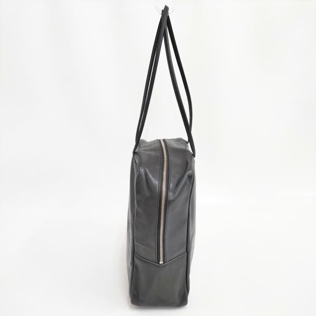 mormyrus GLOSS LEATHER TOTE グロスレザー トートバッグ（L）牛革 日本製 定価28600円 ボストンバッグ ブラック レディース モルミルス【中古】6-0331G◎_1