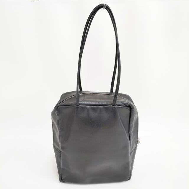 mormyrus GLOSS LEATHER TOTE グロスレザー トートバッグ（L）牛革 日本製 定価28600円 ボストンバッグ ブラック レディース モルミルス【中古】6-0331G◎_2