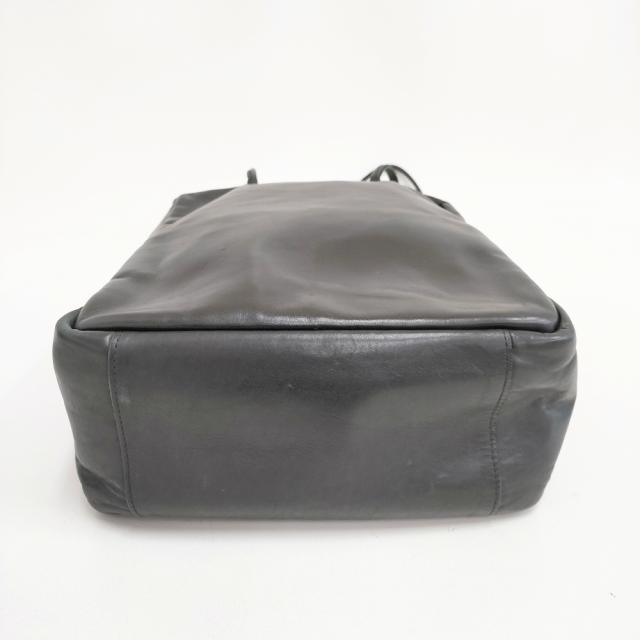 mormyrus GLOSS LEATHER TOTE グロスレザー トートバッグ（L）牛革 日本製 定価28600円 ボストンバッグ ブラック レディース モルミルス【中古】6-0331G◎_3