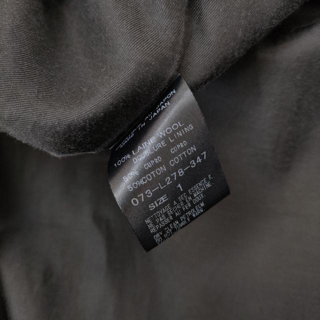 ARTS&SCIENCE Nocollar CDJK ウールノーカラーコート 073-L278-347 コート チャコールグレー レディース アーツ&サイエンス【中古】5-0205T♪_3