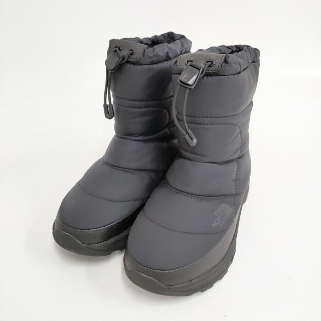 THE NORTH FACE ヌプシ ブーティ ウォータープルーフ VII 定価24970円 23cm NF52272 ブーツ ブラック レディース ザノースフェイス【中古】5-0925T◎