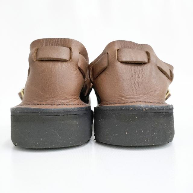 AURORA SHOES 新品 Middle English ミドルイングリッシュ 5.5D 定価37400円 シューズ・靴 ブラウン レディース オーロラシューズ【中古】5-0523G♪