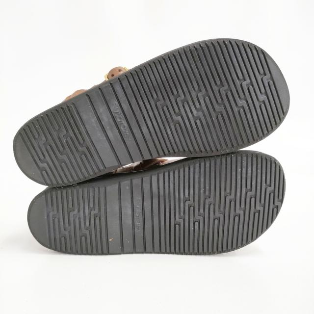 AURORA SHOES 新品 Middle English ミドルイングリッシュ 5.5D 定価37400円 シューズ・靴 ブラウン レディース オーロラシューズ【中古】5-0523G♪