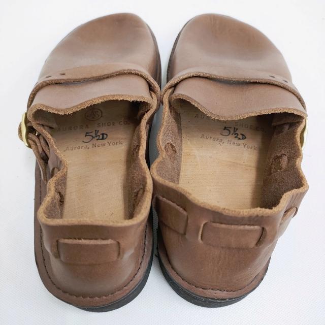 AURORA SHOES 新品 Middle English ミドルイングリッシュ 5.5D 定価37400円 シューズ・靴 ブラウン レディース オーロラシューズ【中古】5-0523G♪