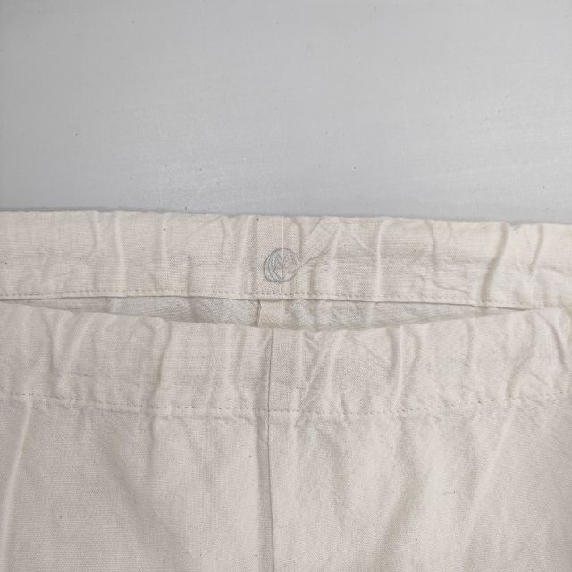 ヤンマ産業/YAMMA 紐付きサロペットパンツ 綿 コットン サロペット オフホワイト レディース ヤンマ産業【中古】6-0415M∞_2