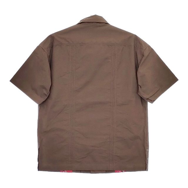 Children of the discordance BANDANA CUBA SHIRTS バンダナキューバシャツ COTDSH-138 半袖シャツ ブラウン メンズ チルドレンオブザディスコーダンス【中古】5-0623S∞_1