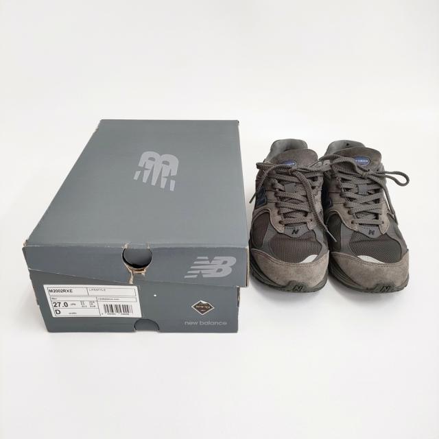 NEW BALANCE/BEAMS BEAMS別注 M2002RXE 27cm ゴアテックス スニーカー チャコールグレー メンズ ニューバランス/ビームス【中古】5-1128G♪_6