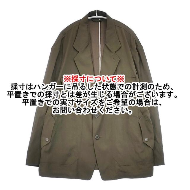 Ujoh 4 Pocket Jacket M751-J53-500 サイズ2 テーラードジャケット カーキ オリーブ メンズ ウジョー【中古】6-0328M♪_7