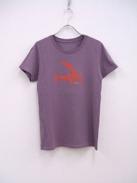 patagonia オーガニックコットン プリント 魚 トビウオ 半袖Ｔシャツ パープル レディース パタゴニア【中古】2-0719S♪の通販はau  PAY マーケット - geejee | au PAY マーケット－通販サイト