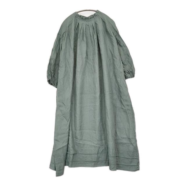 nest Robe ラミータックカラー2wayワンピース 定価44000円 01252-1088 ワンピース 25SS グリーン レディース ネストローブ【中古】5-1011M♪
