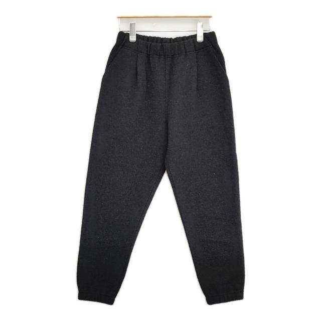 evam eva press wool pants サイズ1 E253K093 ウールイージー パンツ 25AW ブラック レディース エヴァムエヴァ【中古】6-0227T♪
