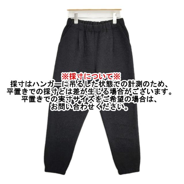 evam eva press wool pants サイズ1 E253K093 ウールイージー パンツ 25AW ブラック レディース エヴァムエヴァ【中古】6-0227T♪_6