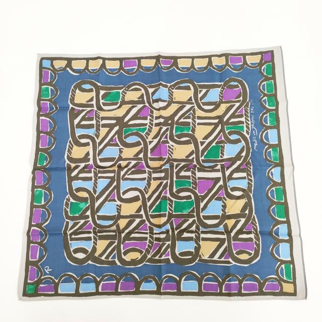 中古】エルメス HERMES カレ90 J.METZ Les Sangles サスペンダー