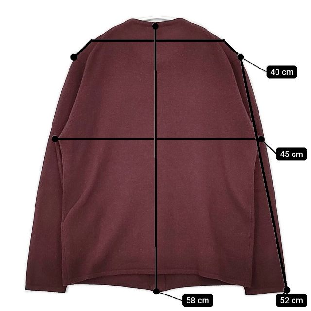 HERMES エルメス ゴルチェ期 Hボタン カーディガン カシミヤ LA HERMES エルメス ゴルチェ期 Hボタン カーディガン カシミヤ LA HERMES