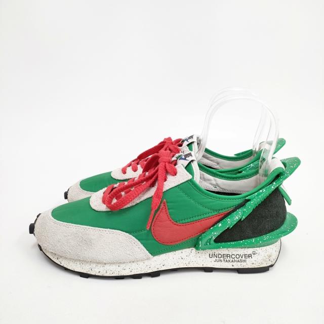 NIKE/UNDERCOVER WMNS DAYBREAK UNDERCOVER 27.5cm スニーカー グリーン ホワイト メンズ ナイキ/アンダーカバー【中古】5-1125G◎