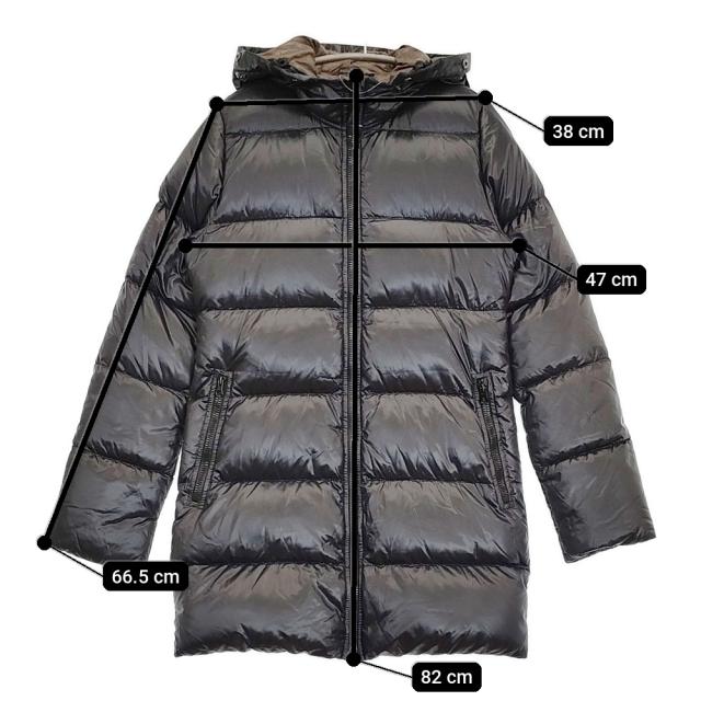 DUVETICA KAPPA フィンラクーンファー サイズ40 FEN エフイーエヌ D.037.00 ダウンジャケット ブラック レディース デュベティカ【中古】5-1127A♪_4