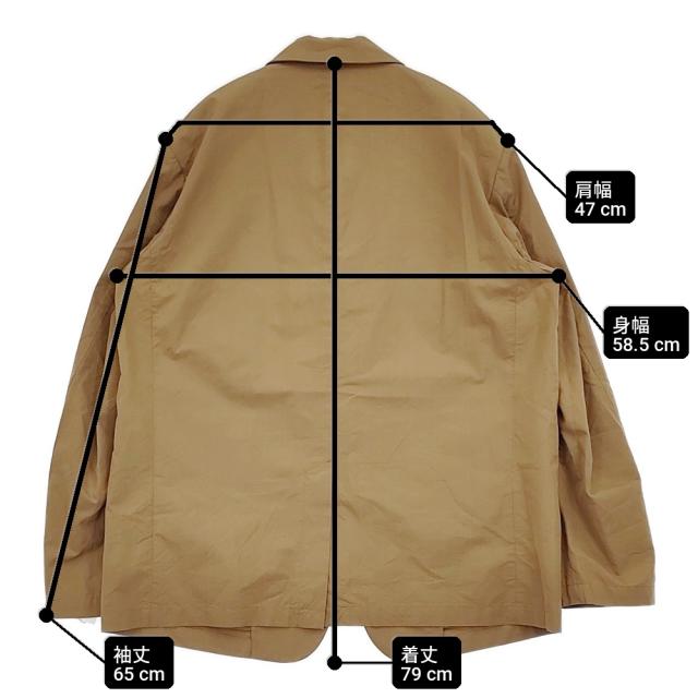 ARTS&SCIENCE Minimal jacket ミニマルジャケット コットンシルク 