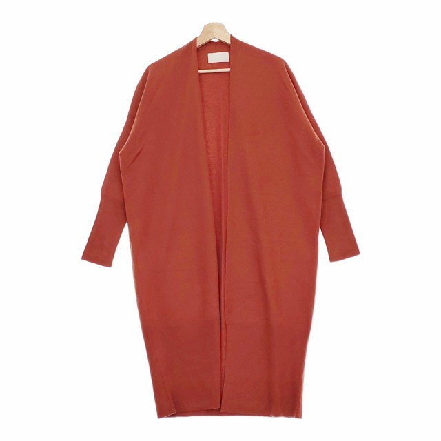 UNITED ARROWS STYLE for LIVING 1965-118-0273 羽織 ウール ロング カーディガン オレンジ レディース ユナイテッドアローズ【中古】4-1217T♪の通販は