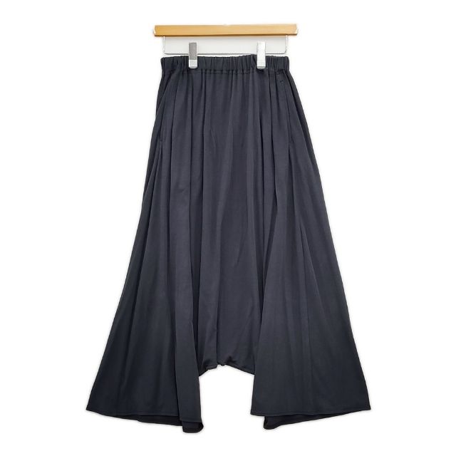 JURGEN LEHL J0142UP602 コットン 日本製 サルエルパンツ サイズS ガウチョ パンツ 24SS ネイビー レディース ヨーガンレール【中古】5-0714G∞