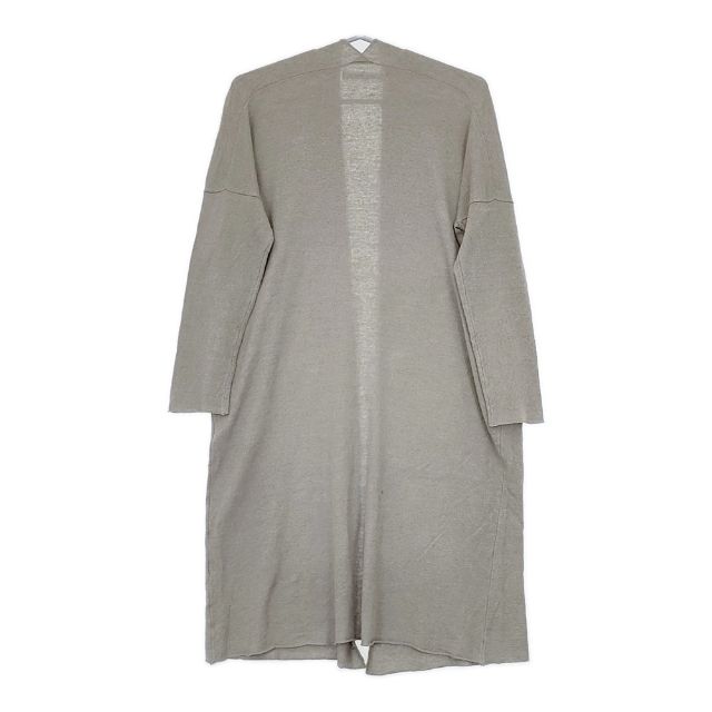 evam eva double covering robe E191K097 リネン混 ローブ ガウン 羽織 コート グレー レディース エヴァムエヴァ【中古】5-0714M∞ evam eva double covering robe E191K097 リネン混 ローブ ガウン 羽織