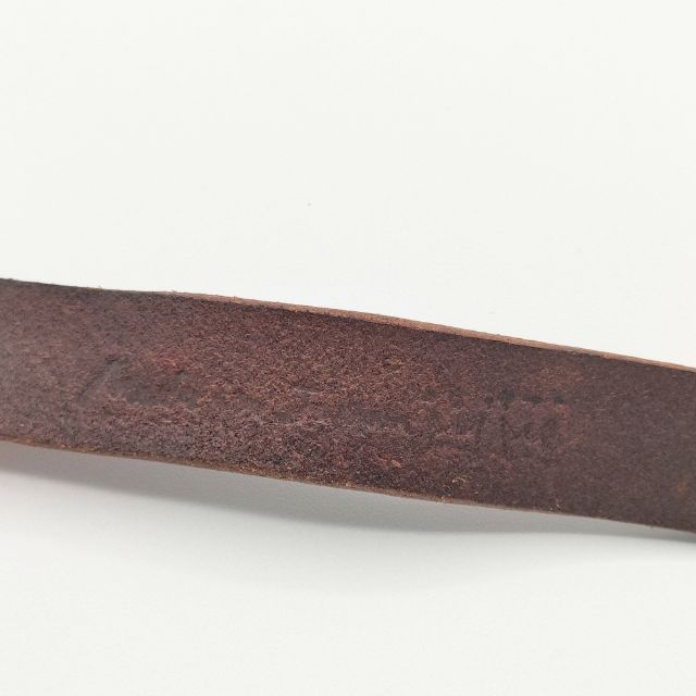 45R/45rpm ヴィンテージレザーのベルト（細）日本製 ナロー ベルト ブラウン レディース フォーティーファイブアールピーエム【中古】5-1130G∞ 45R/45rpm ヴィンテージレザーのベルト（細）日本製 ナロー ベルト