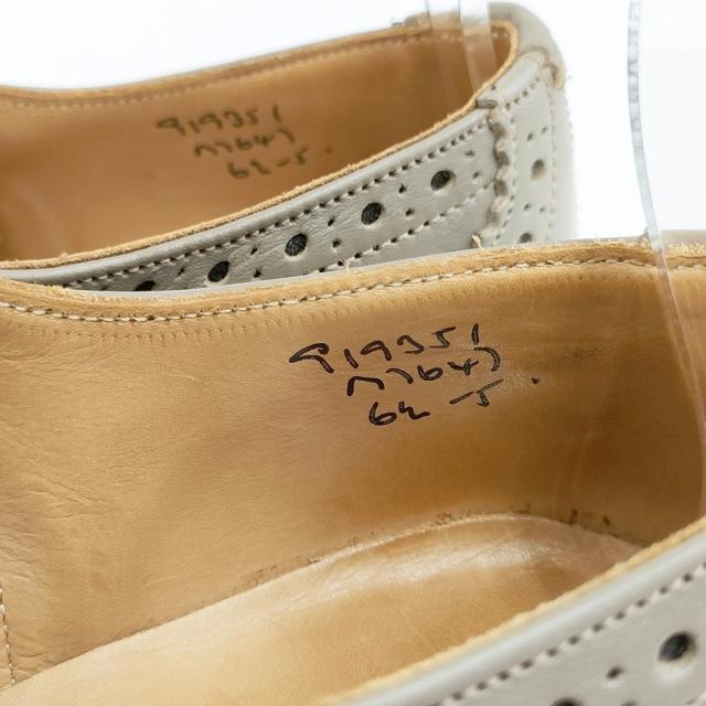 Tricker’s/Paul Smith ポールスミス別注 バートン BOURTON ウイングチップ サイズ6 1/2 919351 シューズ・靴 グレージュ メンズ トリッカーズ/ポール・スミス【中古】5-1225G◎