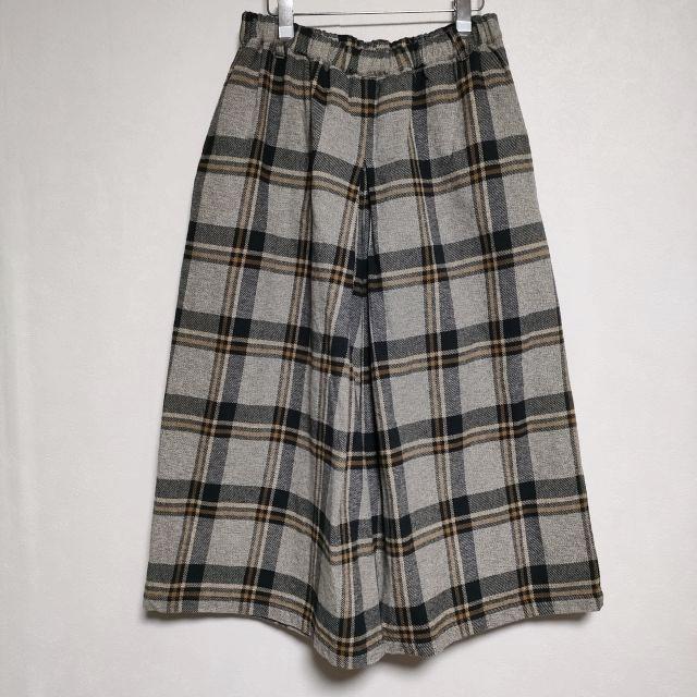 ふ*こ様 ネストローブ コットンヘビーツイルチェックキュロットパンツ ふ*こ様 ネストローブ コットンヘビーツイルチェックキュロットパンツ