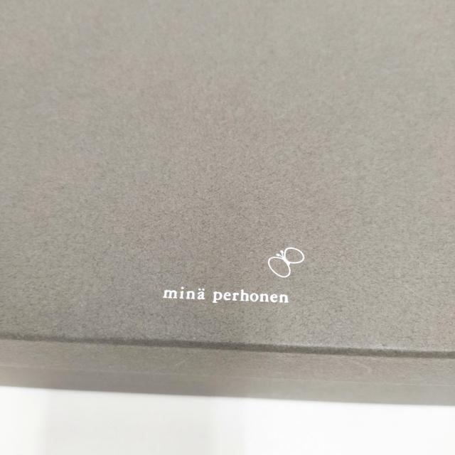 mina perhonen tambourine 23.5cm スリッポン グレー レディース ミナペルホネン【中古】5-0615M◎