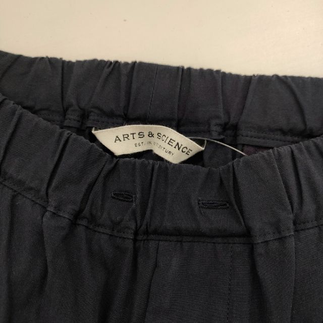 ARTS&SCIENCE 0211-U300F-0040 コットン イージー パンツ ネイビー レディース アーツ&サイエンス【中古】5-0616G∞ ARTS&SCIENCE 0211-U300F-0040 コットン イージー パンツ ネイビー