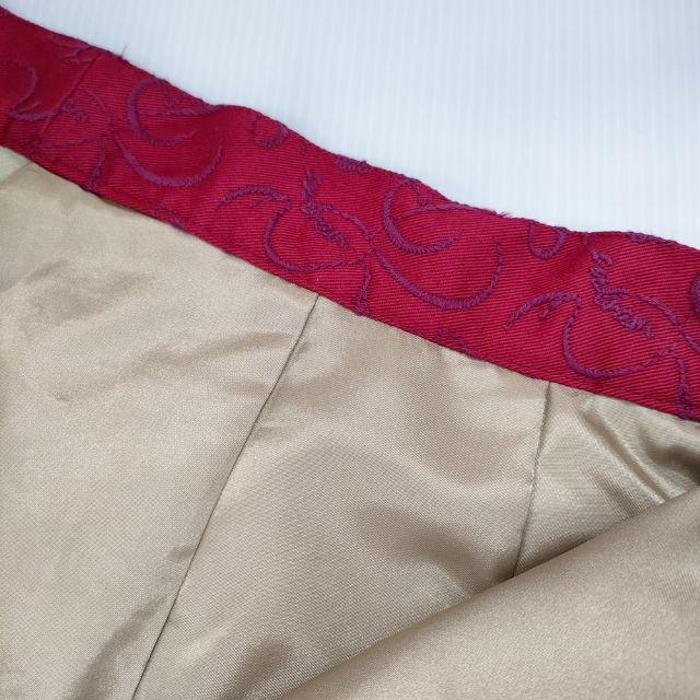 sulvam 刺繍パンツ 定価59400円 MT-P12-300  パンツ レッド メンズ サルバム【中古】5-0108G∞_4