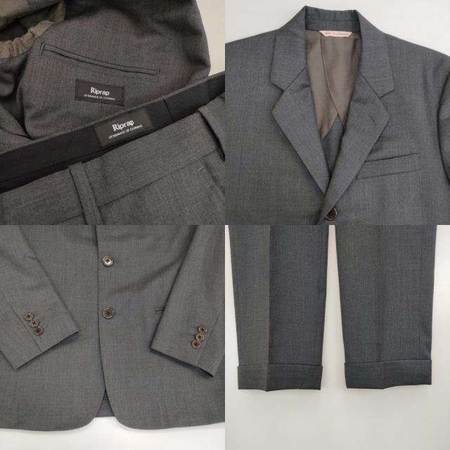 Riprap 3B ジャケット パンツ 裾ダブル仕様 日本製 特注 セットアップ