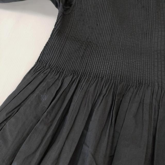 maison de SOIL ピンタック インド製 ワンピース ブラック レディース  