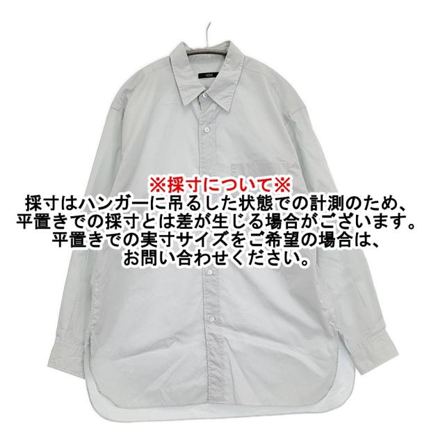 YLEVE COTTON BROAD SHIRT コットンブロードシャツ 定価35200円 サイズ3 長袖シャツ 25SS ライトブルー メンズ イレーヴ【中古】5-1115M♪ YLEVE COTTON BROAD SHIRT コットンブロードシャツ 定価35200円 サイズ
