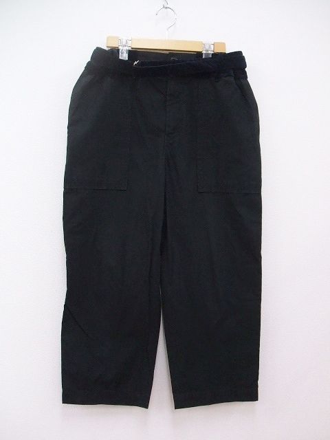 Sacai FABRIC COMBO CROPPED PANTS 20-02220M サイズ2 パンツ ブラック