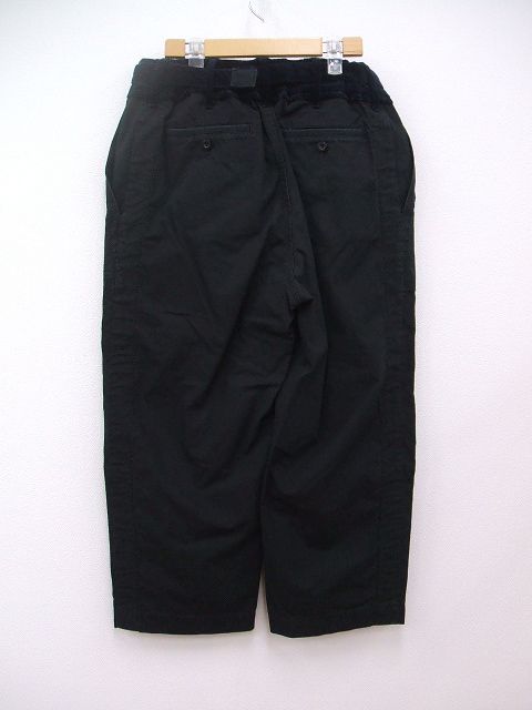 Sacai FABRIC COMBO CROPPED PANTS 20-02220M サイズ2 パンツ ブラック